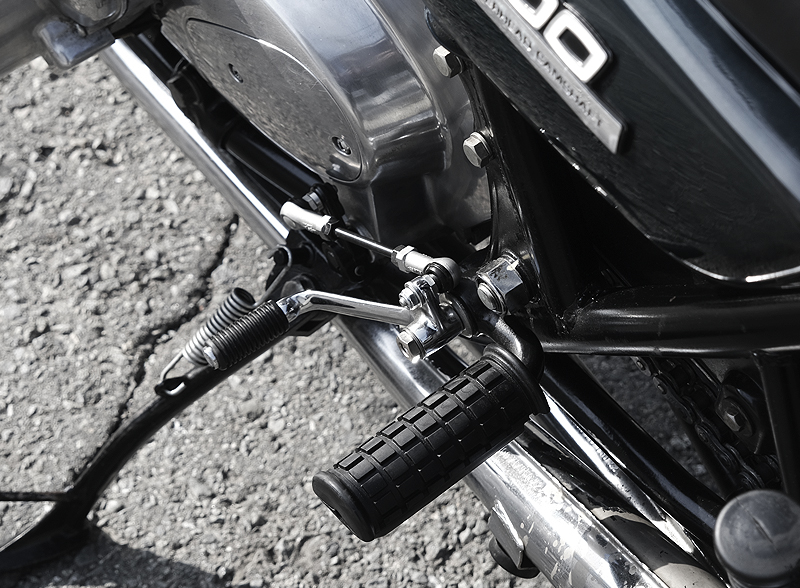 【レア】PAMS バックステップ　バックポジション　可倒式　ドラムブレーキ専用 カウル、フェンダー、外装 格安新品